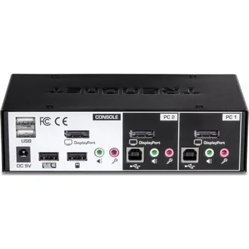 Switch TRENDnet TK-241DP KVM / audio / USB switch Desktop