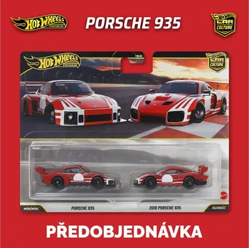 autíčko Hot Wheels Premium Car Culture Porsche 935 2pack - Předobjednávka