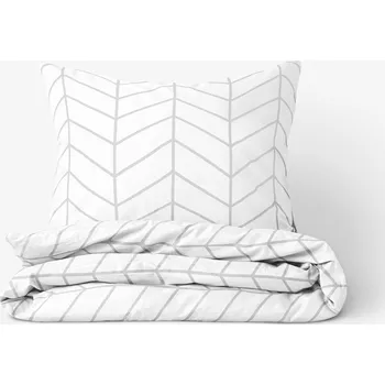 Povlečení Bavlněné povlečení - Cikcak na bílém 140 x 200 a 70 x 90 cm