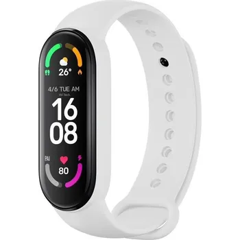 Chytré hodinky RhinoTech řemínek pro Xiaomi Mi Band 6 bílá