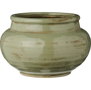 Obal na květináč Ib Laursen Keramický obal na květináč Green Low