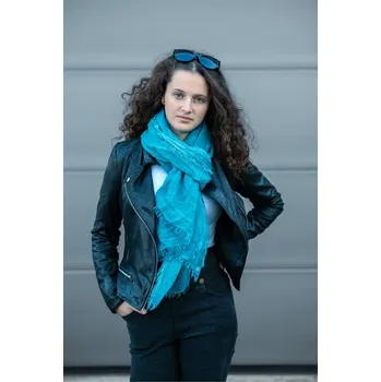 Šátek Šátek Italy předpír.103557 barva: tyrkysová