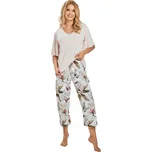 Dámské pyžamo TARO 3535 AFRODYTA 7/8 béžová