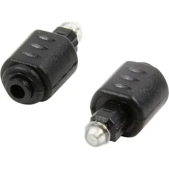 Redukce LogiLink CA1016 Toslink audio adaptér [1x Toslink zástrčka (ODT) - 1x Toslink zásuvka (ODT)] černá
