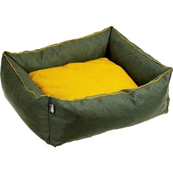 Pelíšek pro psa Comfy COMFY BED EMMA SOFIA L GREEN/MUSTARD