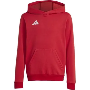Chlapecká mikina Dětská mikina adidas ENTRADA 26 HOODY Y 176 Červená, Bílá