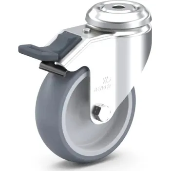 Pojezdové kolečko Renost Otočné rolovací kolečko s brzdou 353F NOB-K080
