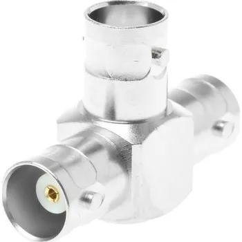 Adaptér RF, orientace těla: T, 50Ω Female BNC na zásuvku BNC, 0 → 4GHz