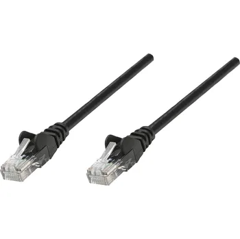 Datový kabel Intellinet 342070 RJ45 síťové kabely, propojovací kabely CAT 6 U/UTP 3.00 m černá 1 ks