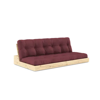 Pohovka KARUP Rozkládací pohovka BASE lakovaná vínová 196 cm