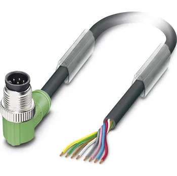 Phoenix Contact SAC-8P-M12MR/ 1,5-PUR upravený zástrčkový konektor pro senzory - aktory, 1522545, piny: 8, 1.50 m, 1 ks