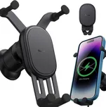 Držák telefonu do auta BASEUS Stable Gravitional s bezdrátovým nabíjením Qi 15W do větracího otvoru