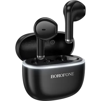 Sluchátka Borofone - Bezdrátová sluchátka do uší Sound (FQ11) - Bluetooth V5.4, 300mAh, True Wireless, aktivace Siri, provedení do uší - černá