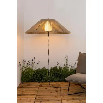 SAIGON OUT C100 přenosné a závěsné svítidlo, šedá/béžová - FARO