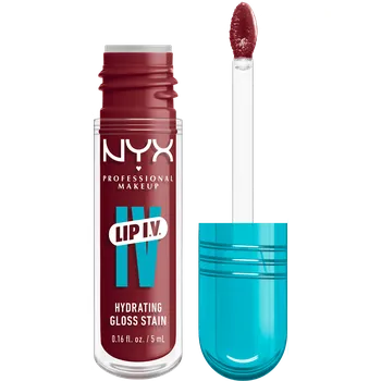 Lesk na rty NYX PROFESSIONAL MAKEUP LIP I.V. hydratační lesk na rty Lip Gloss Stain, 09 Blush Rush