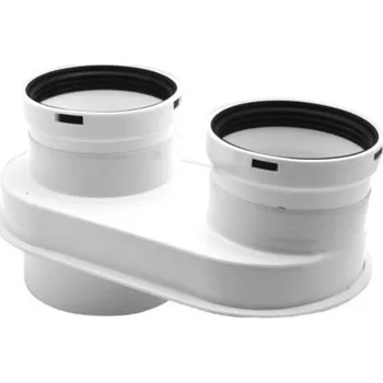 Kouřovod BAXI sada pro dělené odkouření otočná 80mm (7102689)