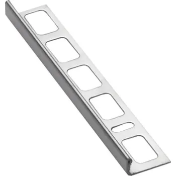 ukončovací lišta Stavební plasty lišta ukončovací L 8 hliník ELOX matná