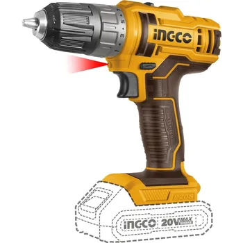 DTZ INGCO Šroubovák AKU, 45Nm, vč. baterie a nabíječky