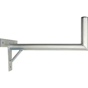 Anténní držák Tipa Anténní držák 50cm na zeď se vzpěrou, trubka 42/2mm, výška 16cm žár.