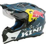 Přilba na cestovní Enduro - KINI Red Bull ADV 1.0 - modrá / bílá S (55/56 cm)
