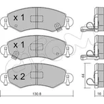 Sada brzdových destiček, kotoučová brzda CIFAM (822-339-0)