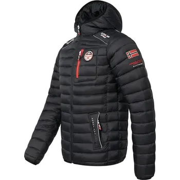 Pánská bunda WY6357H Černá vzor - Geographical Norway černá vzor 6XL