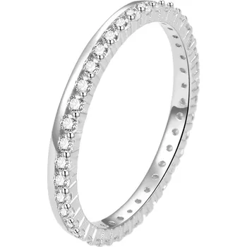 Prsten Jedinečný stříbrný prsten se zirkony AGG227 Beneto / Obvod: 52 mm - 52 mm