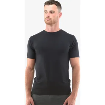 Pánské tričko EcoBamboo 78005P Tričko pánské slim fit s krátkým rukávem Barva: černá, Velikost: M