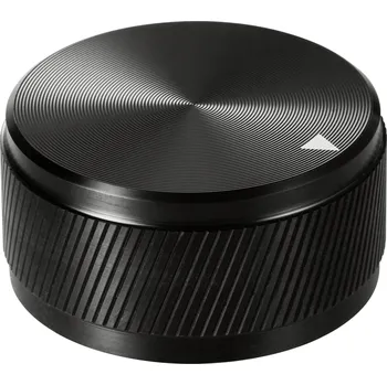 TRU COMPONENTS TC-11654300 otočný knoflík s označením černá (Ø x v) 34 mm x 17 mm hliník 1 ks
