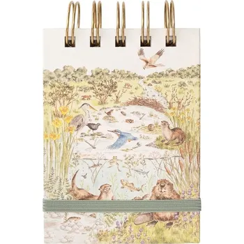 Blok Kroužkový blok "Riverbank", B7, 50l., čistý a linkovaný - U řeky