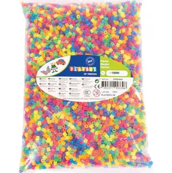 Dětské zboží PLAYBOX Zažehlovací korálky - neonové 10000ks