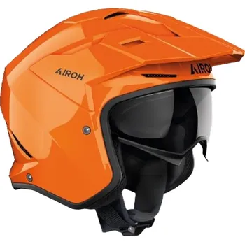 Helma na motorku Trial helma na motorku Airoh Kombakt Color oranžová M