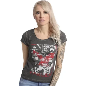 Dámské triko Yakuza GSB 18142 athrazit velikost: XS