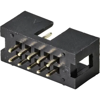 TRU COMPONENTS TC-9556684 pinová lišta (standardní) Počet řádků: 2 Počet kontaktů v řadě: 5 1 ks