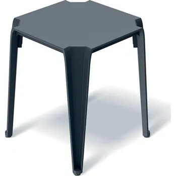 Zahradní stůl FERNE Stůl odkládací LOTTIE 396x396x465mm - uhelná