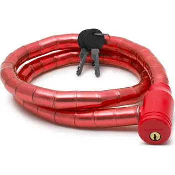 Zámek na kolo WHEELZONE Zámek na kolo WHEEL ZONE 57078RD červený