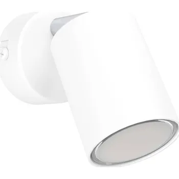 Lampička EGLO connect Smart bodovka Adfira-Z, bílá, 1-světelná, ocel bílá, chrom 1 x 4,9 W LED - Doprava zdarma