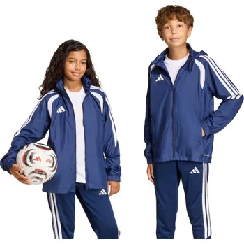 Chlapecká bunda Dětská bunda adidas Tiro 26 League tmavě modrá JY9725 164 cm