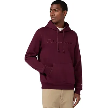 Pánská mikina Pánská mikina Champion s kapucí bordó 220271 RS522 pánské s