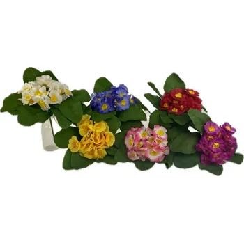 umělá květina Primule (prvosenka) 19 cm mix barev