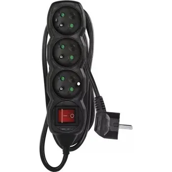 Prodlužovací kabel Prodlužovací přívod 3 zásuvky 1,5m EMOS PC1311