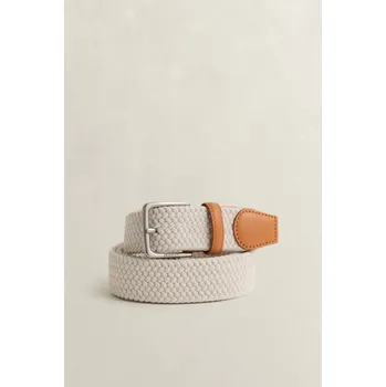 Opasek OPASEK GANT ELASTIC BRAIDED BELT PUTTY