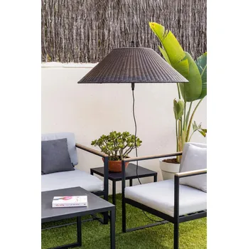 Venkovní osvětlení SAIGON šedá/hnědá, přenosné a závěsné svítidlo W100 - FARO