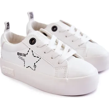 Sada pánského spodního prádla Dětská sportovní obuv Šněrovací Big Star KK374222 Bíle 33