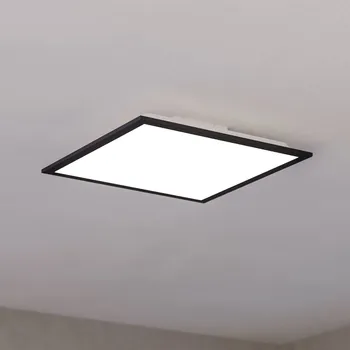 Lampička EGLO Stolní lampa Barlaston, výška 39 cm, černá/šedá, kov/látka - Ø základny 12 cm černá, tmavě šedá 1 x 40 W - Doprava zdarma