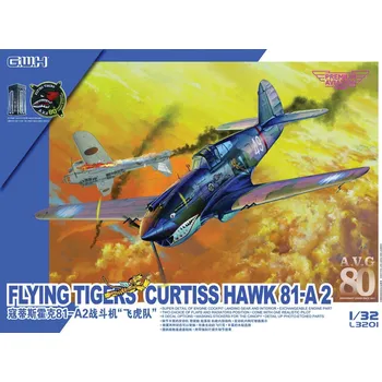Plastikový model Curtiss Hawk 81-A2 AVG "Flying Tiger" - Great Wall Hobby L3201