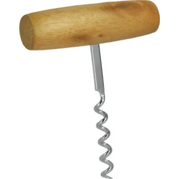 Metaltex Ruční vývrtka s kovovou spirálou a dřevěným úchytem