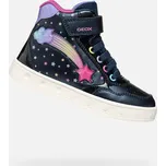 Dívčí tenisky GEOX SKYLIN J568WB0PVKCC4243 TMAVĚ MODRÁ 35