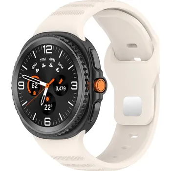 Příslušenství k fitness náramku Techsuit - Řemínek na hodinky (W050) - Samsung Galaxy Watch8 40mm/Watch8 44mm/Watch8 Classic - béžový