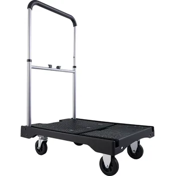 Stavební technika Vevor Složitelný plošinový vozík, nosnost 149.69 kg, 680×495×115 mm